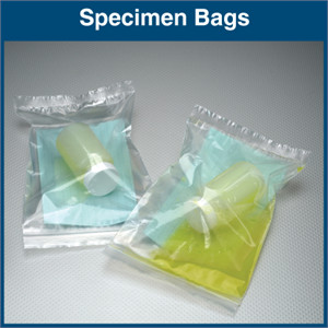 Anti Dust Thickness 180 Micron Biohazard Sample Bags Custom Made