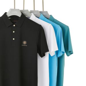 China Green Printing 170-210 Grams Custom Men's Polo Shirts 100% Cotton Polo Tshirts for Summer on sale