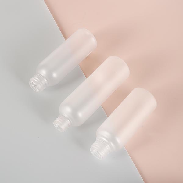 Standard Boston Round Amber Color SkinCare Cosmetic 4oz 8oz PET Packaging Bottle