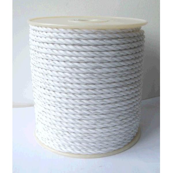 Elecric fence wire rope tape polyrope 200m per roll 3conductive stainless steel QL723