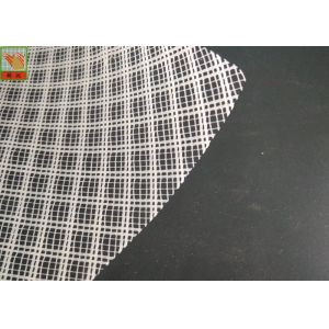 Plastic Resin Infusion Mesh White Color , HDPE Plastic Diamond Mesh Roll