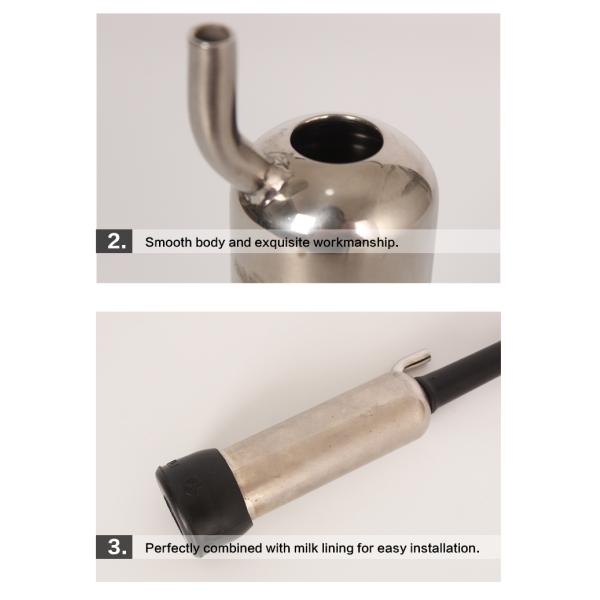 Customizable 2.5mm Teat Cup Shells for Cow Milking Stainless Steel Milk Shells for Dairy Milking Equipment