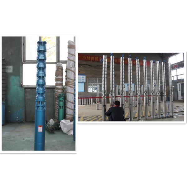 Long Distance Water Transfering Submersible Borehole Pumps Stainless Steel 304 316 Material