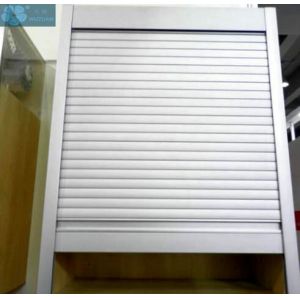 China White 77mm Slat 36VDC Aluminium Roller Shutter Doors on sale