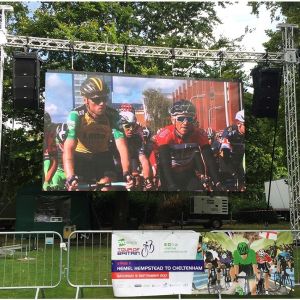 P4 Outdoor Full Color LED Rental Screen Epistar Chip 62500 Points/Square Meter