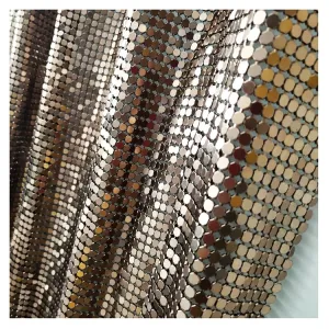 Durable Metal Sequin Fabric With Customizable Wire Diameter 2-7mm