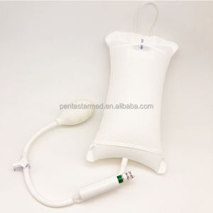 Reusable Fluid Quick Blood Nylon Manual Pressure Infusion Bag with Piston Gauge