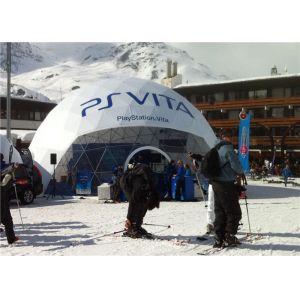 Big Steel Frame Geodesic Dome Tent Sleeping Half Sphere Tent