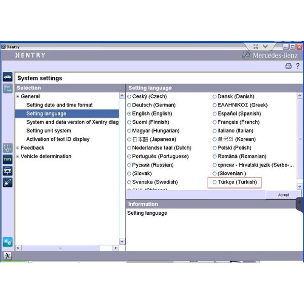 MB Star C3 Reading Trouble Code with Live data and Multi Language