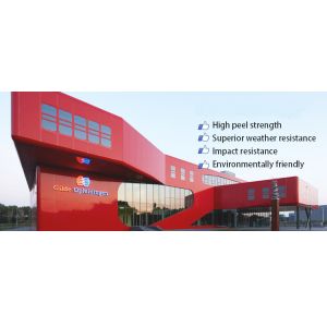 China Fireproof Grade Class B1 And A2 PE Aluminum Composite Panel Length 2440mm-5800mm on sale