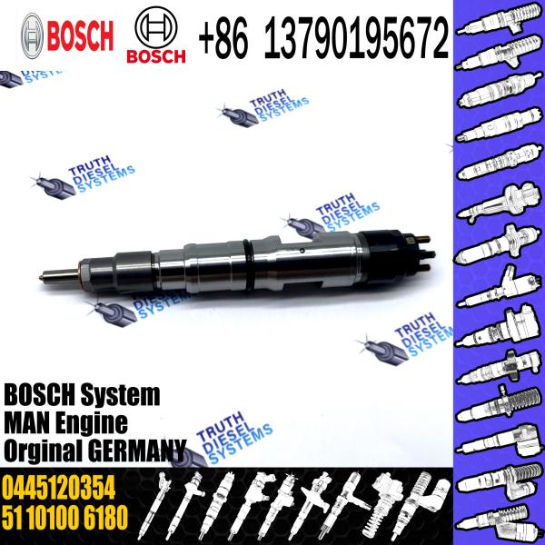 diesel fuel injector 0445120354 51101006180 51101009180 for MAN LION S COACH 440 TGS / TGX common rail injector