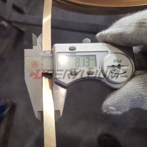 C17410 Copper Beryllium Strips 0.1mmx200mmx1000mm High Yield Fatigue Strength