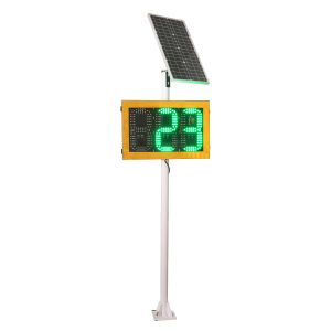 Cold Rolled Sheet Digital Speed Limit Signs with Mounting Brackets