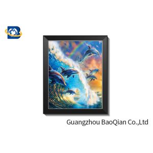 0.6mm PET + Pearl Film 3D Lenticular Pictures With PVC Frame