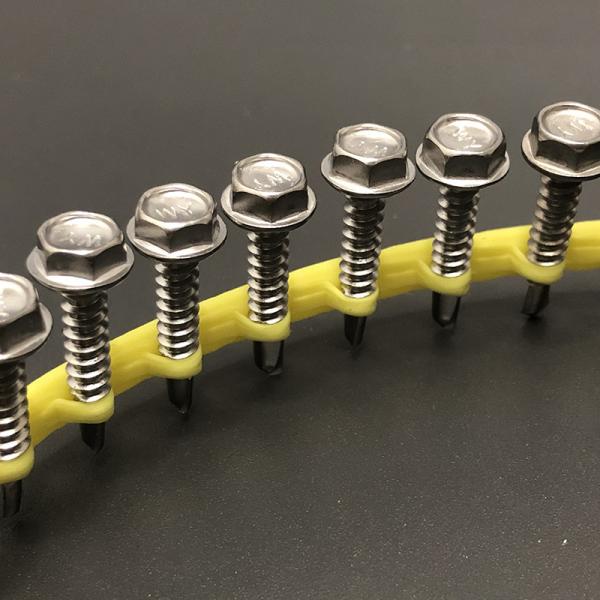 Coil Collated Hex Flange Head Self Drilling Screw M4.8 X 25mm For Metal