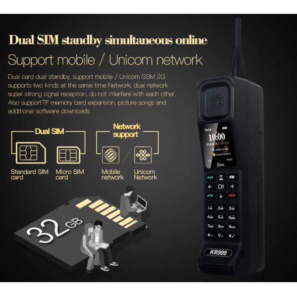 4G Cell Phone Dual Sim Loud Speaker FM radio Mp3 Big Bar Keyboard KR999 for Southeast Asia