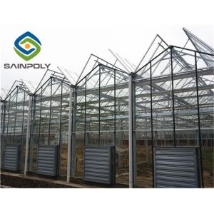 5mm Tempered Glass Hydroponic Grow Systems Greenhouse