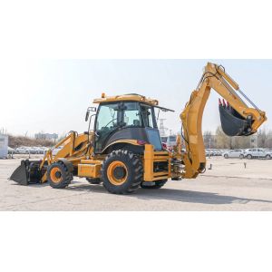 Quality WZ40-30 Mini Backhoe Loader Hydraulic 4x4 3 Ton With Multifunction Bucket for sale