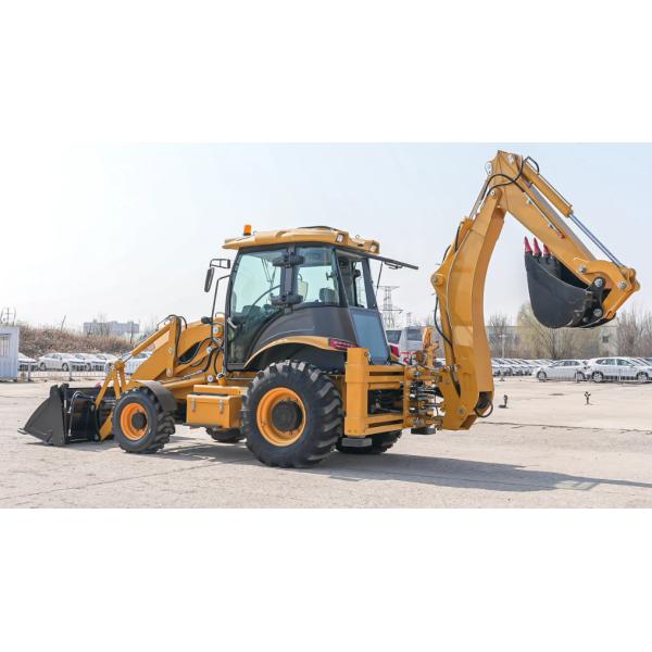 WZ40-30 Mini Backhoe Loader Hydraulic 4x4 3 Ton With Multifunction Bucket