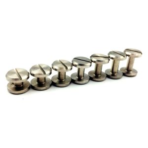 OEM 316 M3 1 / 4" Stainless Steel Chicago Screws For Leather