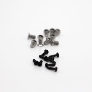 M1 M1.2 M1.4 M1.6 1.7 M2 Black Steel Phillips Countersunk Flat Head Micro Screws for Glasses Watches