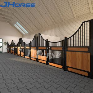 Water Proof Horse Stable Panels Black Powder Coated