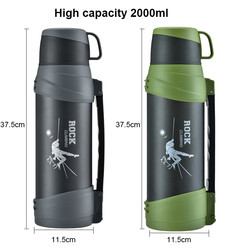 2 Liter Stainless Steel Water Bottle Insulated Chilly Bottle 2000ml