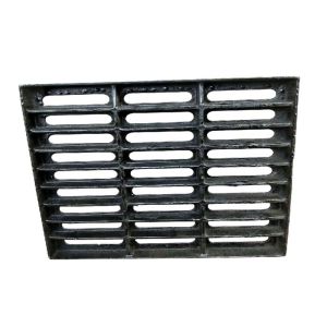 Quality Rectangular Drain Grill Grate Road Facilities Use Drainage Grid Covers for sale