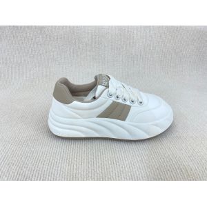 Microfiber Women Sneakers Genuine Leather