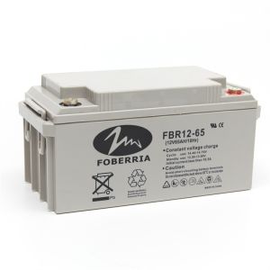 Quality 12v 65ah Sealed Emergency UPS Rechargeable Battery Grey for sale