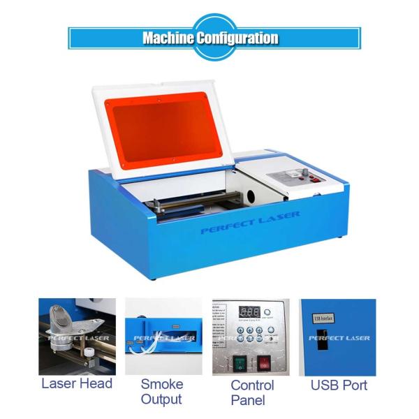 Desktop Stamp CO2 Laser Engraving Machine With Automatic Control System