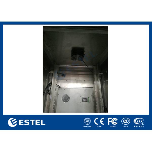 304 Stainless Steel Outdoor Telecom Cabinet ET7585180A-33U With Dual Doors
