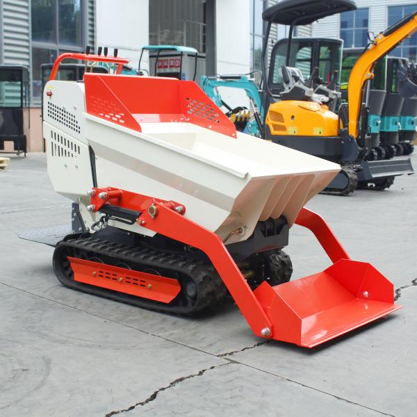 Chinese Manufacture Self Loading Mini Dumper 800kg Tracked Dumpers Small Track