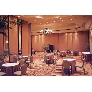 Acoustic Mdf Board Folding Partition Walls With Aluminium Frame