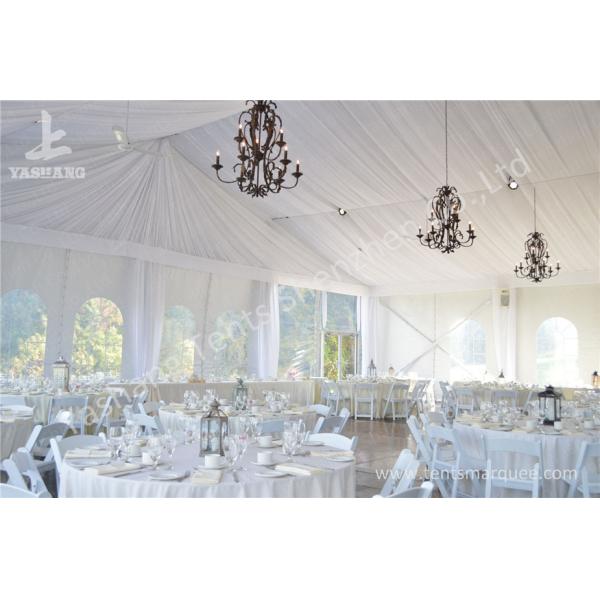 White Fabric Cover Aluminium Frame Marquee Temporary Outdoor Event Tent Rental