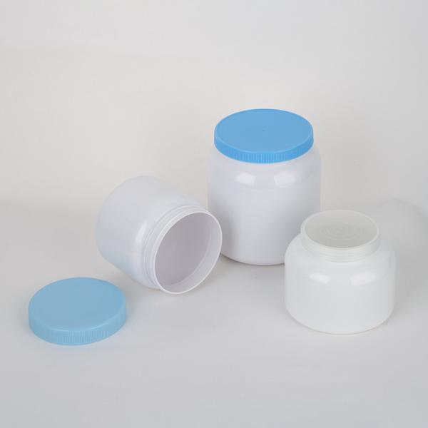 New Design 400g 1000g Plastic Milk Protein Powder PET Container Can With Screw Cover