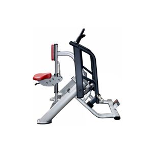 Commercial Life Fitness Seated Rowing Machine With Black Tube