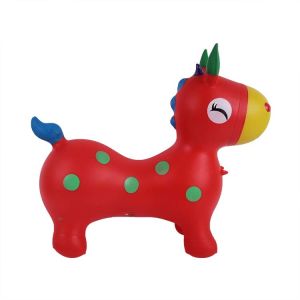 Middle size inflatable animal toys jumping donkey