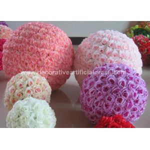 Plastic Frame Inside Artificial Flower Hanging Balls OEM ODM