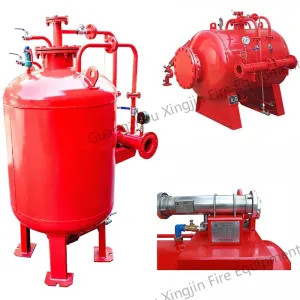 Horizontal Bladder Tank Foam Fire Suppression System With Jet Distance Of ≥10m