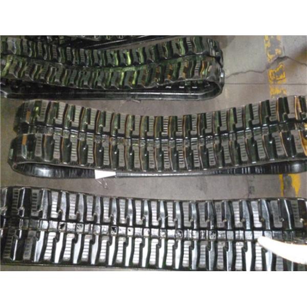 Buy Lightweight Mini Continuous Rubber Track 180mm Width With High Tractive Force at wholesale prices