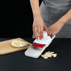 Manual Household Hand Held Vegetable Mandoline Slicer With Stainless Steel