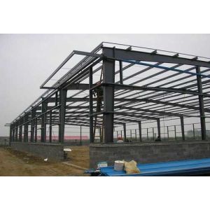 Prefab Steel Structure Building with H-Section Beams CE Certified