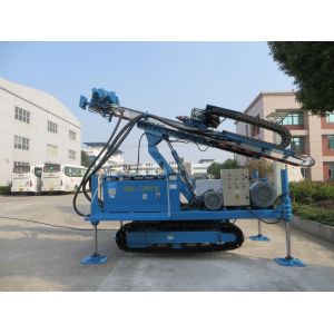 Rotary System Drilling Rig Construction , Hydraulic Crawler Drilling Machine MDL