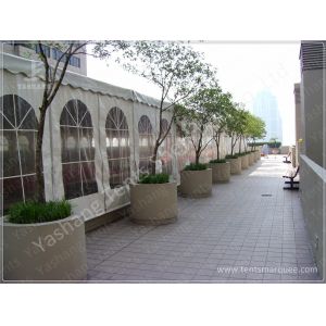 White Aluminum Structure Outdoor Party Tents 300 Sqm Amazing Wedding Marquees