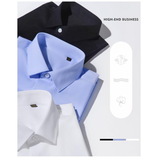 NON Ironing Linen Embroidered Long Sleeve Trouser Shirt for Men's Night Out in 260 Gsm