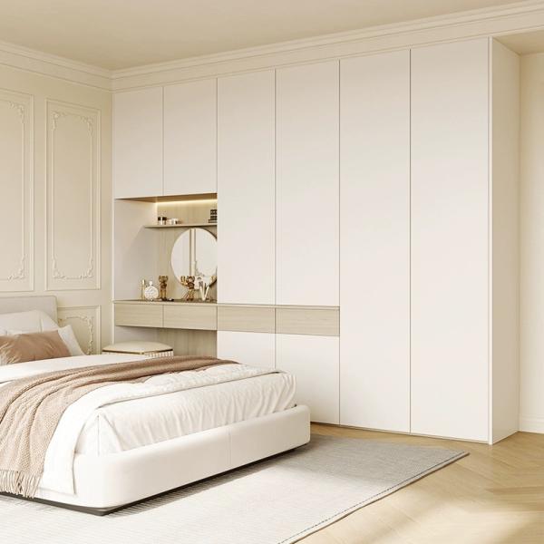 Buy ISO CE ODM Solid Wood Modern Bedroom Furniture Melamine Board Carcass at wholesale prices