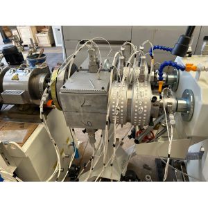 16-50mm PVC UPVC Pipe Making Machine Twin Screw Extruder