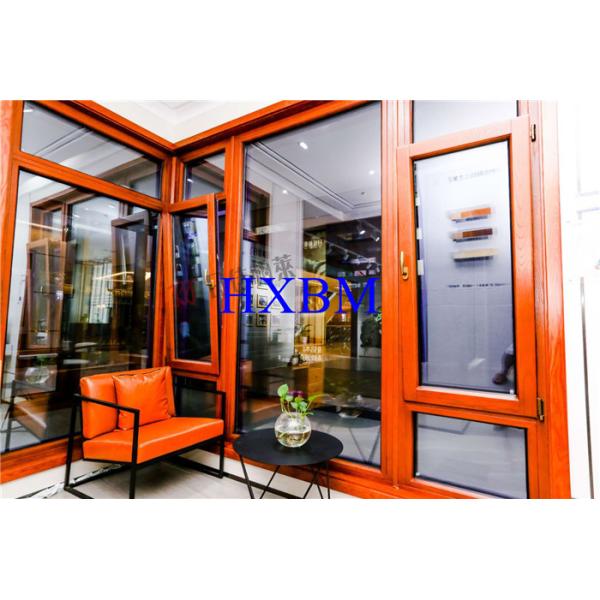 Buy 6063 -T5 Thermal Break Aluminum Profile Wood Clad Aluminum Windows at wholesale prices