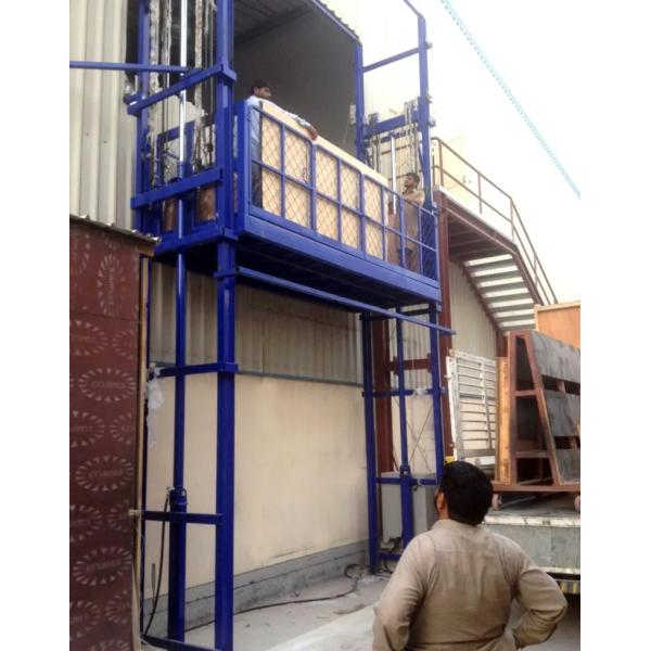 Commercial 2000kgs Hydraulic Cargo Lift Elevator 3m External Goods Lift
